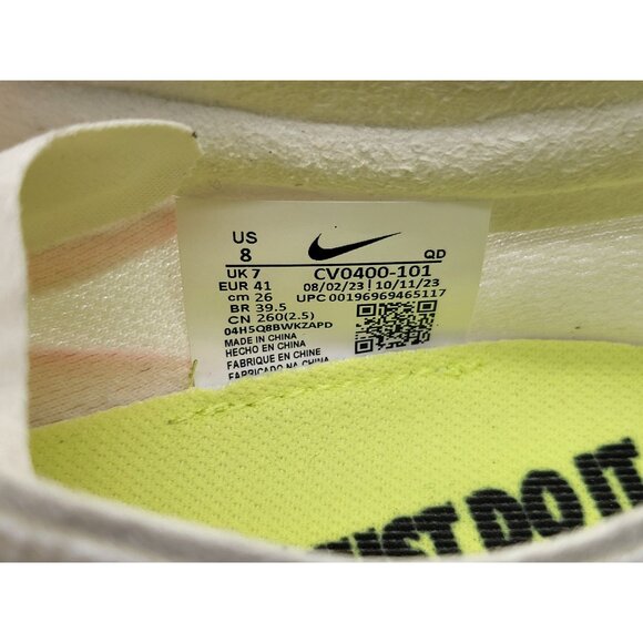 Nike ZoomX Dragonfly Track & Field White Distance Spikes CV0400-101 Men’s‎ Sz 8 - Picture 8 of 9